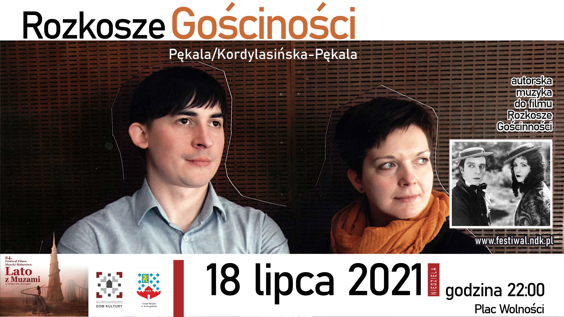 LzM I Film Bustera Keatona z muzyką na żywo na finał festiwalu